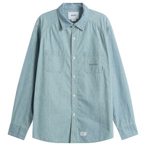 �_�u���^�b�v�X �����Y �g�b�v�X �V���c WTAPS Cb Long Sleeve Shirt Indigo �C���f�B�S
