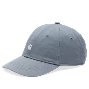 �J�[�n�[�g �����Y �A�N�Z�T���[ �X�q �L���b�v ���S Carhartt WIP Madison Logo Cap Shady Blue & White �z���C�g