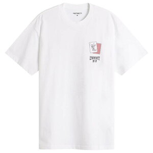 �J�[�n�[�g �����Y �g�b�v�X T�V���c Carhartt WIPlaying Cards T-Shirt White �z���C�g