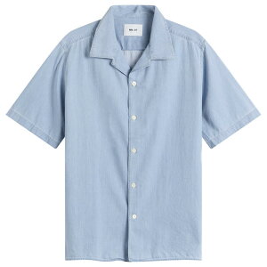 NN07 �����Y �g�b�v�X �V���c NN07 Julio Chambray Vaation Shirt Bleach Indigo �C���f�B�S