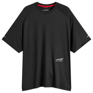 �A���h�����_�[ �����Y �g�b�v�X T�V���c and wander x Altra T-Shirt Black �u���b�N