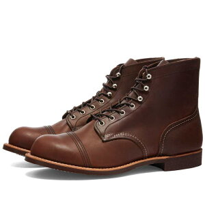 bhEBO Y V[Y u[cECu[c Red Wing 8111 Heritage 6" Iron Ranger Boot Amber Harness Ao[