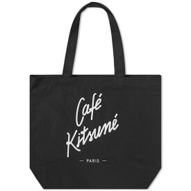 【送料無料】 メゾンキツネ メンズ トートバッグ バッグ Cafe Kitsune Tote Bag Black