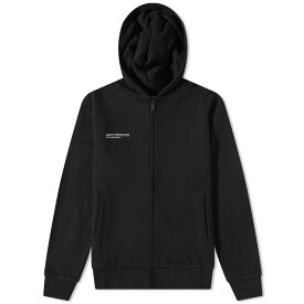 【送料無料】 パンゲア メンズ パーカー・スウェット フーディー アウター Pangaia 365 Zipped Hoodie Black