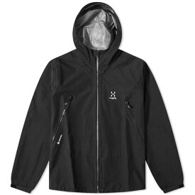 【送料無料】 ホグロフス メンズ ジャケット・ブルゾン アウター Haglofs Roc Gore-Tex Jacket True Black