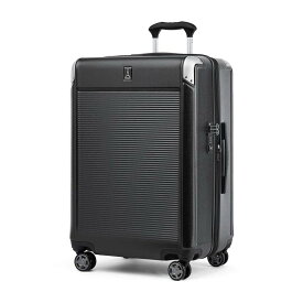 トラベルプロ メンズ スーツケース バッグ Travelpro Platinum Elite Hardside Medium Check-In Expandable Spinner Shadow Black