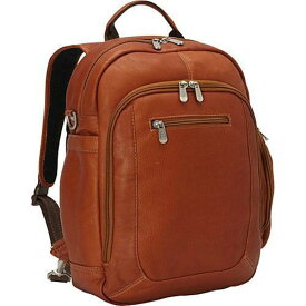 ピエル レザー メンズ バックパック・リュックサック バッグ Piel Leather Laptop Backpack/Shoulder Bag Saddle