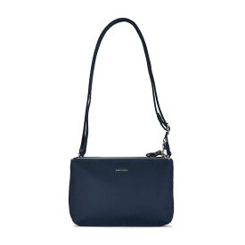 【送料無料】 パックセーフ メンズ ショルダーバッグ バッグ Pacsafe Stylesafe Anti-Theft Double Zip Crossbody Navy - limited stock - please allow 10 - 15 business days for delivery