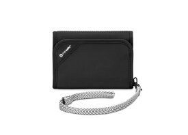 【送料無料】 パックセーフ メンズ 財布 アクセサリー Pacsafe RFIDsafe V125 Trifold Wallet Black - please allow 10 - 15 business days for delivery