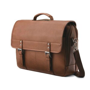 T\iCg Y obO rWlXn U[ Samsonite Classic Leather Flapover Cognac
