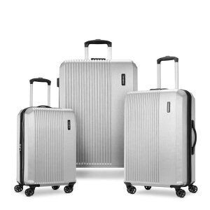 yz T\iCg Y X[cP[X obO Samsonite Alliance SE 3-Piece Set (Carry-On / Medium /Large Spinners) Aluminum Silver