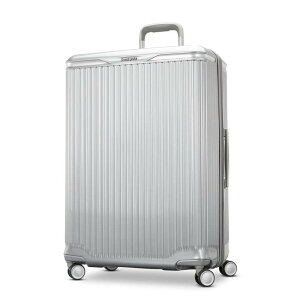 yz T\iCg Y X[cP[X obO Samsonite Silhouette 18 Hardside Large Expandable Spinner Metallic Silver