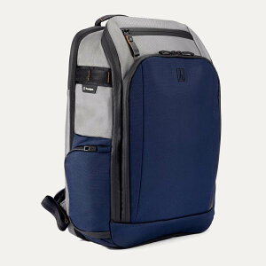 【送料無料】 トラベルプロ メンズ バックパック・リュックサック バッグ Travelpro Altitude All-Purpose Full Expansion Laptop Backpack 24-34L Stellar Navy/Grey