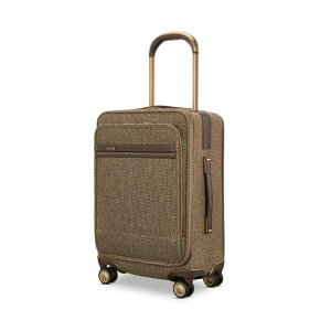 n[g} Y obO X[cP[X Hartmann Tweed Global Carry-On (22x14x9 in) Tweed / Natural Leather