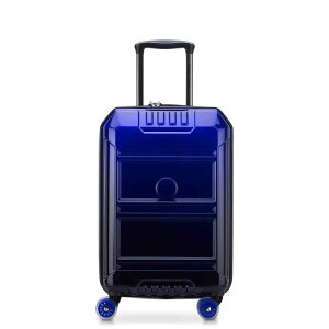 fV[ Y obO X[cP[X Delsey Rempart Translucent Carry-On Expandable Spinner Translucent Blue