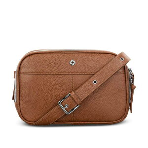 �T���\�i�C�g �����Y �o�b�O �V�����_�[�o�b�O ���U�[ Samsonite Mobile Solutions Leather Crossbody Cognac