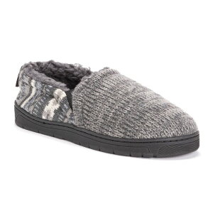 yz NNX Y T_ V[Y MUK LUKS Christopher Men's Slippers Dark Gray Heather