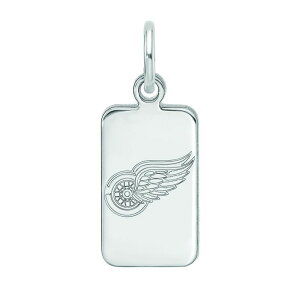 yz SA[g fB[X uXbgEoOEANbg ANZT[ LogoArt Sterling Silver Detroit Red Wings Tag Pendant Silver