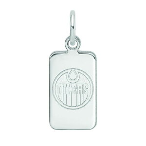 yz SA[g fB[X uXbgEoOEANbg ANZT[ LogoArt Sterling Silver Edmonton Oilers Tag Pendant Silver