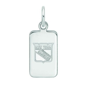 yz SA[g fB[X uXbgEoOEANbg ANZT[ LogoArt Sterling Silver New York Rangers Tag Pendant Silver