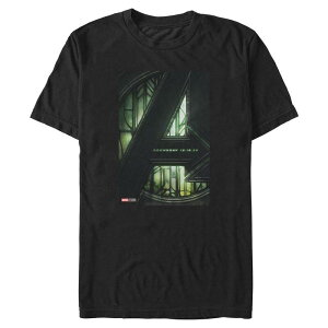 �}�[�x�� ���f�B�[�X �g�b�v�X T�V���c �g�[�� �O���t�B�b�N Big & Tall Marvel Avengers Doomsday Date Graphic Tee Black �u���b�N