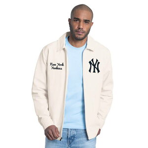 �X�^�[�^�[ ���f�B�[�X �A�E�^�[ �W���P�b�g�E�u���]�� Men'starter White New York Yankees Franchise Lightweight Full-Zip Jacket Ynk White �z���C�g