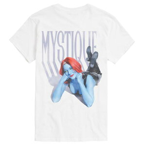 �A�j���L�����N�^�[ ���f�B�[�X �g�b�v�X T�V���c �g�[�� �O���t�B�b�N Licensed Character Big & Tall X-Men Mystique Graphic Tee White �z���C�g