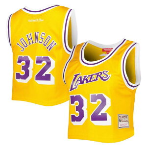 �A���u�����f�b�h ���f�B�[�X �g�b�v�X T�V���c Unbranded Women's Mitchell & Ness Magic Johnson Gold Los Angeles Lakers 1984 Hardwood Classics Croplayer Tank Top Lak Gold �S�[���h