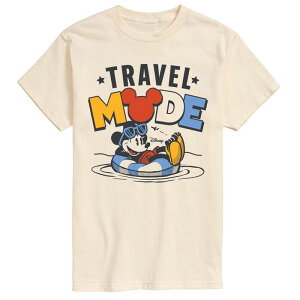 �f�B�Y�j�[ ���f�B�[�X �g�b�v�X T�V���c �O���t�B�b�N Men's Disney's Mickey Mouse Travel Mode Graphic Tee Cream �N���[��