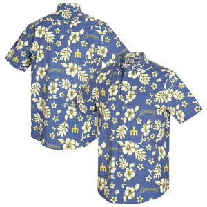 ���C���X�v�[�i�[ ���f�B�[�X �g�b�v�X T�V���c �_�E�� Men's Reyn Spooner Blue Seattle Mariners Cooperstown Kekai Performance Button-Down Top Mns Blue �u���[