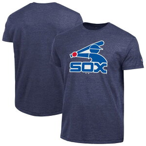 �`�����s�I�� ���f�B�[�X �g�b�v�X T�V���c ���S Men's Championavy Chicago White Sox Cooperstown Logo Tri-Blend T-Shirt Sox Navy �l�C�r�[