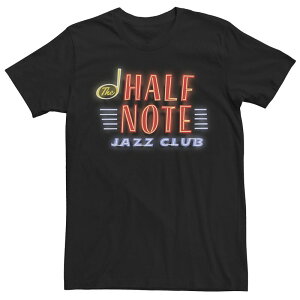 �f�B�Y�j�[ �s�N�T�[ ���f�B�[�X �g�b�v�X T�V���c �g�[�� ���S Big & Tall Disney / Pixar Soul Half Note Jazz Club Neon Logo Tee Black �u���b�N