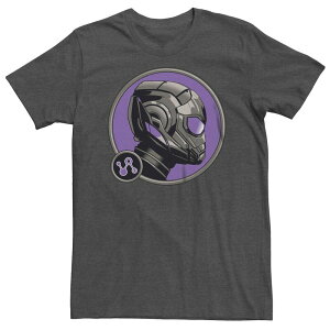 �A�j���L�����N�^�[ ���f�B�[�X �g�b�v�X T�V���c �g�[�� Licensed Character Big & Tall Marvel Ant-Mand The Wasp: Quantumania Cassie Icon Tee Charcoal Heather �`���R�[��
