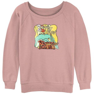 �f�B�Y�j�[ ���f�B�[�X �g�b�v�X T�V���c �p�C�� �_�E�� Disney's The Rescuers Juniors' Down Underiding Joanna Slouchy Terry Desert Pink �s���N