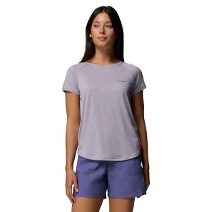 �R�����r�A ���f�B�[�X �g�b�v�X T�V���c Women's Columbia Bogata Bay Short Sleeve Shirt Lavander Pearl �p�[��