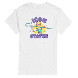 �f�B�Y�j�[ �s�N�T�[ ���f�B�[�X �g�b�v�X T�V���c �O���t�B�b�N Disney / Pixar's Toy Story 4 Men's Bo Peep Icon Status Graphic Tee White �z���C�g