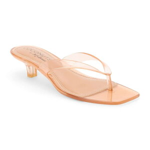 �}�`�X ���f�B�[�X �V���[�Y �T���_�� �q�[�� Coconuts by Matisse Margo Women's Clear Heeled Slide Sandals Natural