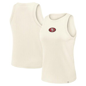 �t�@�i�e�B�N�X ���f�B�[�X �g�b�v�X T�V���c ���u Women's Fanatics Cream San Francisco 49erstar Play Tri-Blend Ribbed Tank Top 49r Beige �x�[�W��