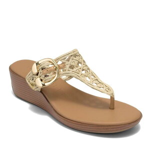 �G�A���\�[���Y ���f�B�[�X �V���[�Y �T���_�� Aerosoles Izola Women's Wedge Sandals Natural