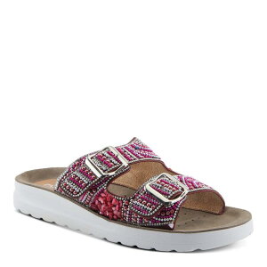 �t���N�T�X ���f�B�[�X �V���[�Y �T���_�� Flexus by Spring Step Cytheria Women'slide Sandals Pink �s���N