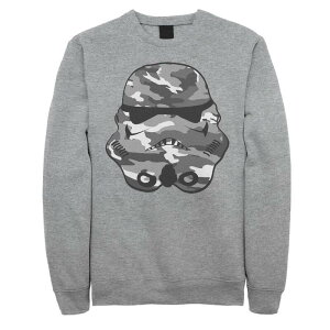 �A�j���L�����N�^�[ ���f�B�[�X �g�b�v�X T�V���c �X�E�F�b�g Licensed Character Men'star Wars Camo Storm Trooper Sweatshirt Athletic Heather �w�U�[