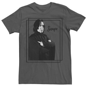 �A�j���L�����N�^�[ ���f�B�[�X �g�b�v�X T�V���c Licensed Character Men's Harry Potter Professor Snape Tee Charcoal �`���R�[��