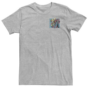 �A�j���L�����N�^�[ ���f�B�[�X �g�b�v�X T�V���c �g�[�� Licensed Character Big & Tall Transformers Americana Portraitee Athletic Heather �w�U�[