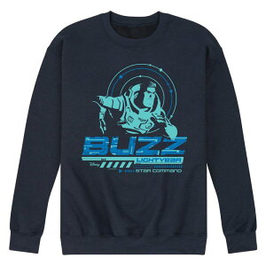 �f�B�Y�j�[ �s�N�T�[ ���f�B�[�X �g�b�v�X T�V���c �X�E�F�b�g �t���[�X Disney / Pixar's Lightyear Men's Blue Fleece Sweatshirt Navy �l�C�r�[