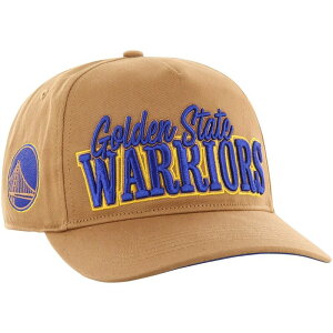 �t�H�[�e�B�Z�u���u�����h ���f�B�[�X �A�N�Z�T���[ �X�q 47 Brand Men's '47 Tan Golden State Warriors Barnes Hitch Adjustable Hat War Multi �}���`�J���[