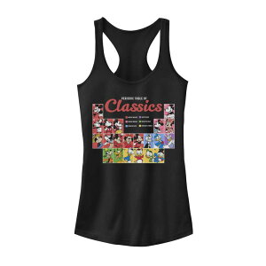 �f�B�Y�j�[ ���f�B�[�X �g�b�v�X T�V���c Juniors' Disney's Mickey Mouse and Friends Periodic Table Tank Top Black �u���b�N