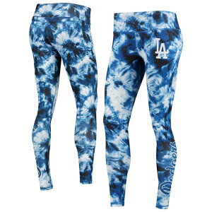 �t�H�R ���f�B�[�X �{�g���X �J�W���A���p���c ���M���X Women's FOCO Royalos Angeles Dodgers Tie-Dye Leggings Lad Blue �u���[