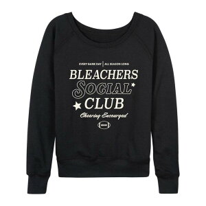 �A�j���L�����N�^�[ ���f�B�[�X �g�b�v�X T�V���c �p�C�� Licensed Character Women's Bleachersocial Club French Terry Long Sleeve Tee Black �u���b�N