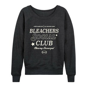 �A�j���L�����N�^�[ ���f�B�[�X �g�b�v�X T�V���c �p�C�� Licensed Character Women's Bleachersocial Club French Terry Long Sleeve Tee Heather Charcoal �`���R�[��