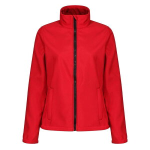 ���K�b�^ ���f�B�[�X �A�E�^�[ �W���P�b�g�E�u���]�� �v�����g Regatta Standout Womens/Ladies Ablaze Printable Soft Shell Jacket Classic Red And Black �u���b�N